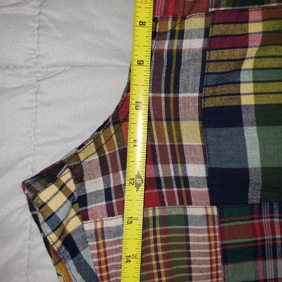 Polo Ralph Lauren Madras Plaid Patchwork Classic Shorts Men's Size 34 New - Picture 9 of 11